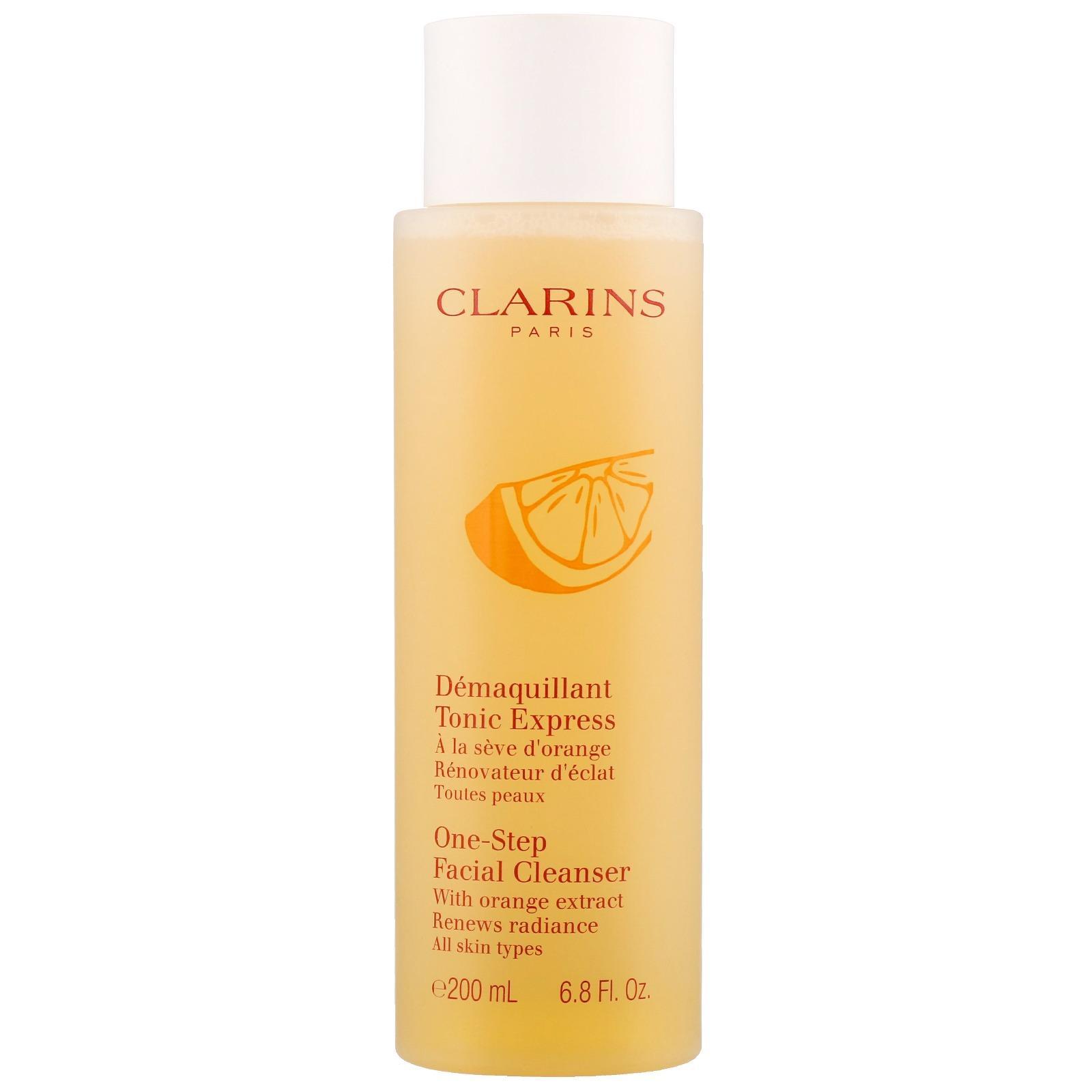 Clarins One Step Facial Cleanser With Orange Extract Почистващ тоник за всички видове кожа без опаковка