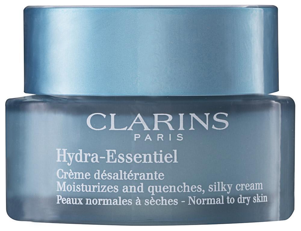 Clarins Hydra-Essentiel Moisturizes and Quenches Silky Cream Копринено нежен хидратиращ крем за нормална към суха кожа без опако