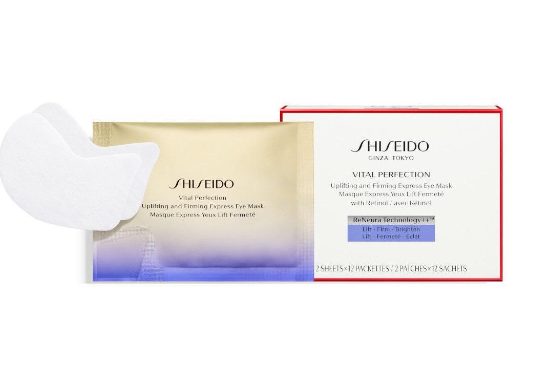 Shiseido Vital Perfection Uplifting and Firming Express Eye Mask Експресна маска за очи с лифтинг ефект