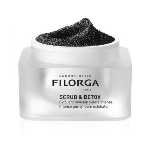 Filorga Scrub And Detox Ексфолираща пяна за лице с активен въглен Filorga Scrub And Detox Ексфолираща пяна за лице с активен въглен