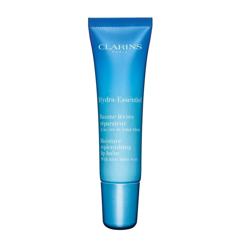 Clarins Hydra-Essentiel Moisture Replenishing Lip Balm With Blue Lotus Wax Хидратиращ балсам за устни без опаковка Clarins Hydra-Essentiel Moisture Replenishing Lip Balm With Blue Lotus Wax Хидратиращ балсам за устни без опаковка