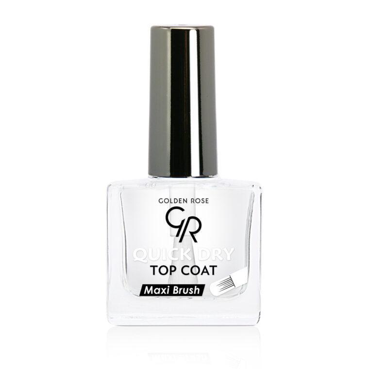 Golden Rose Rich Color  Бързосъхнещ топ лак за нокти