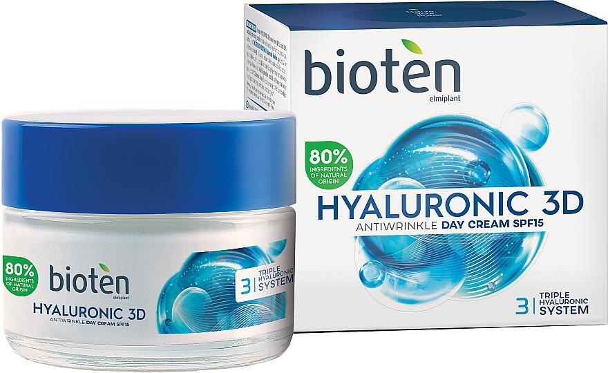 Bioten Hyaluronic 3D Antiwrinkle  SPF 15 Крем за лице против бръчки