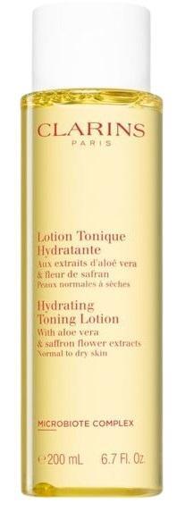 Clarins Hydrating Toning Lotion Хидратиращ тоник за лице с алое вера и екстракт от шафранoв цвят без опаковка