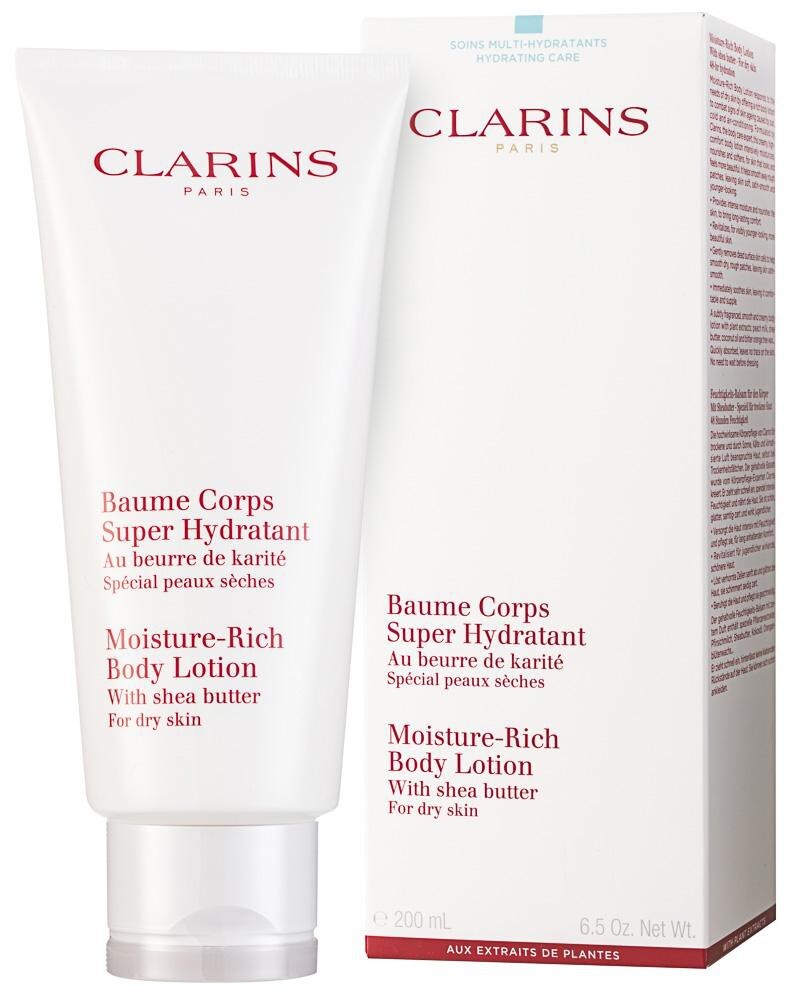 Clarins Moisture-Rich Body Lotion Овлажняващо мляко за тяло за суха кожа