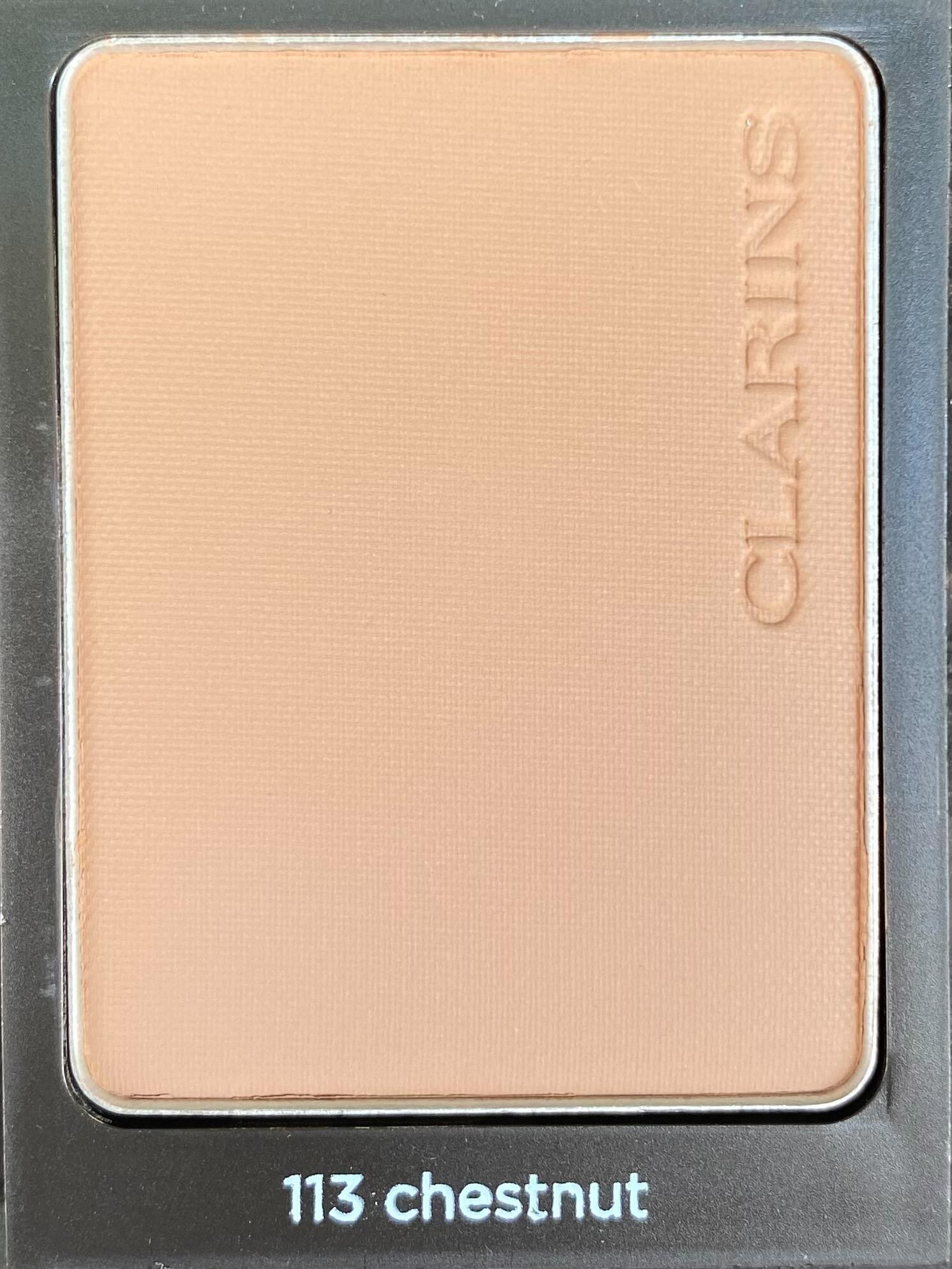 Clarins Everlasting Compact Long-Wearing & Comfort Foundation 113 Chestnut Компактен фон дьо тен без опаковка