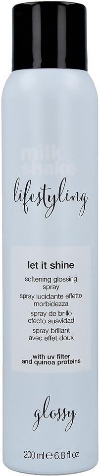 Milk Shake Lifestyling Let It Shine Spray Омекотяващ спрей за блясък Milk Shake Lifestyling Let It Shine Spray Омекотяващ спрей за блясък