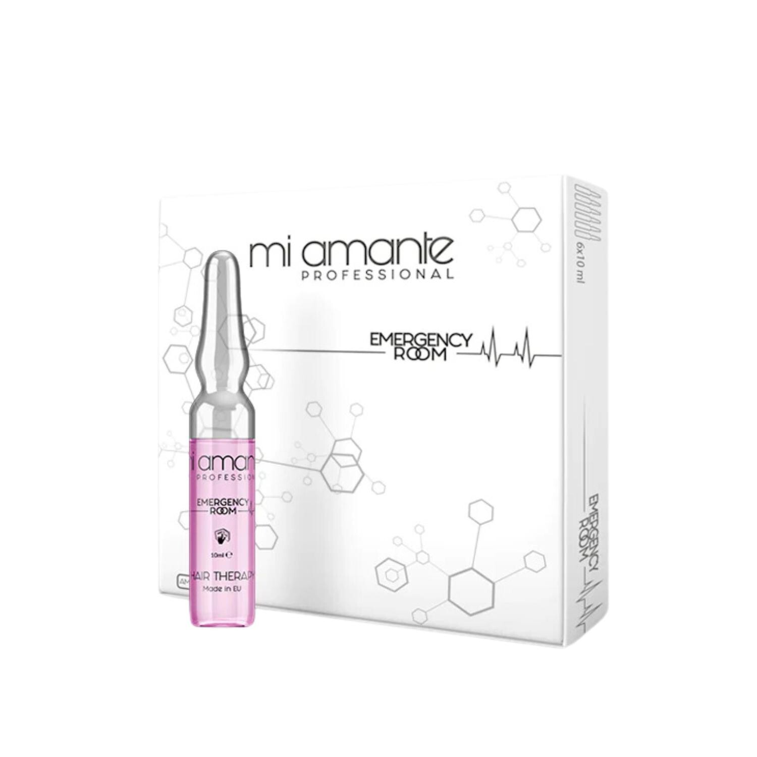 Mi Amante Emergency Room Ampoules Възстановяващи ампули за третирана коса Mi Amante Emergency Room Ampoules Възстановяващи ампули за третирана коса