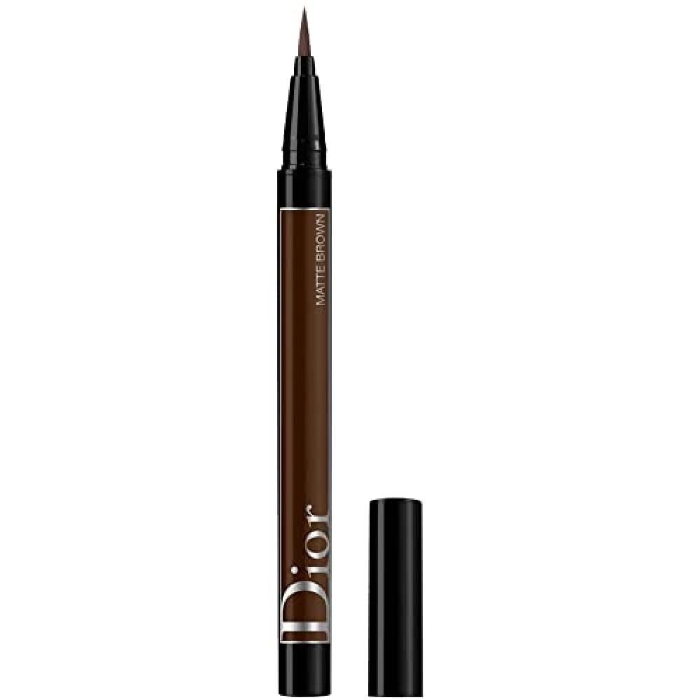 Christian Dior Diorshow On Stage Liner Matte Brown Водоустойчива очна линия без опаковка