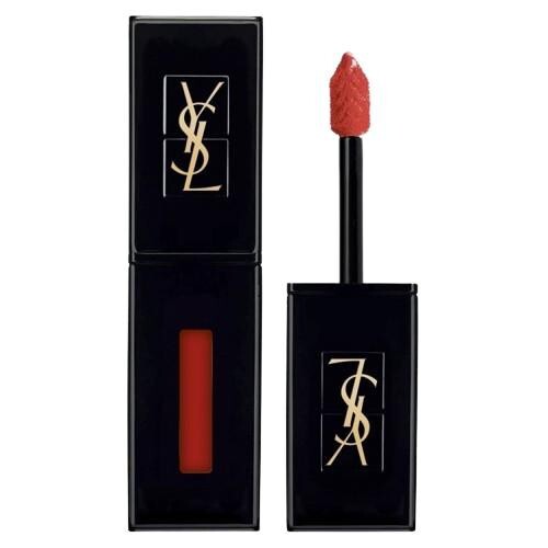 Yves Saint Laurent Rouge Pur Couture Vernis a Levres Creamy Lip Satin Orange Electro 406 Течно червило без опаковка