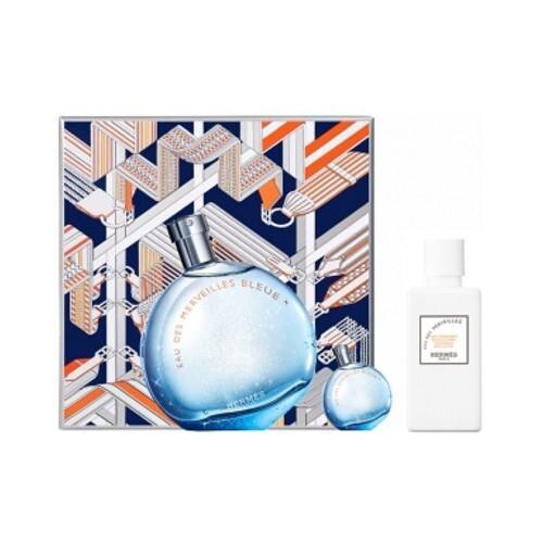 Hermes Eau des Merveilles Bleue Подаръчен комплект за жени Hermes Eau des Merveilles Bleue Подаръчен комплект за жени