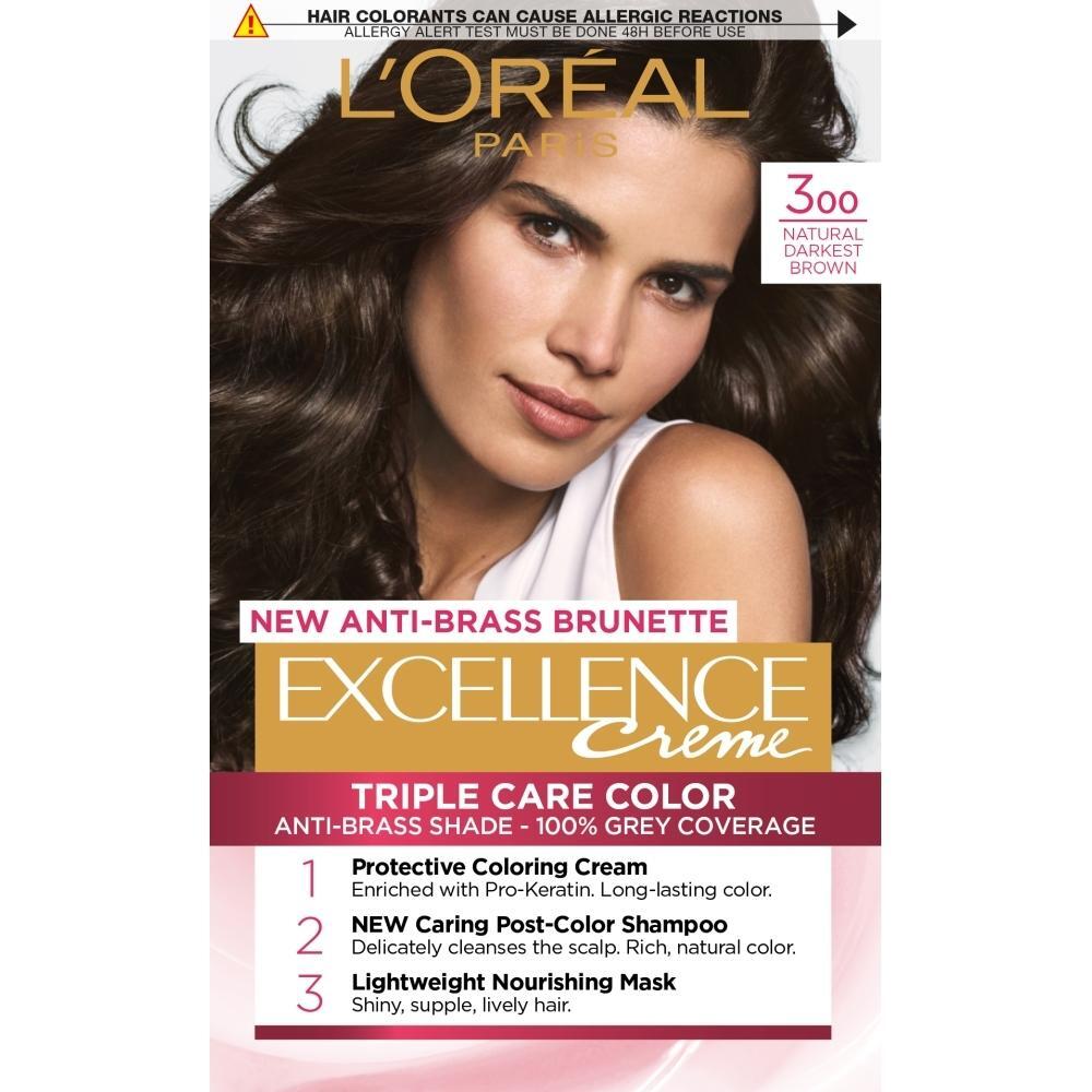 L\'Oréal  EXCELLENCE 300 TRUE DARK BROWN