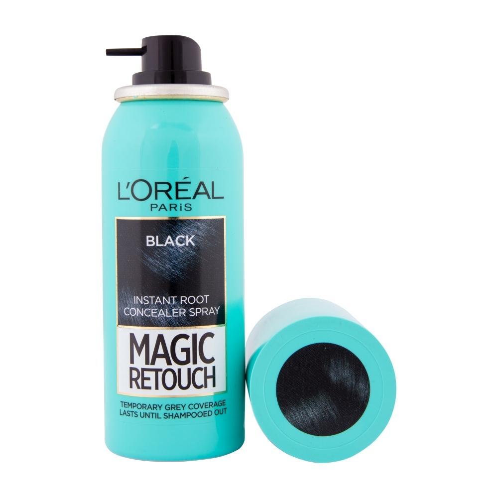 L\'Oréal  MAGIC RETOUCH Спрей за прикриване на бели корени 1 BLACK