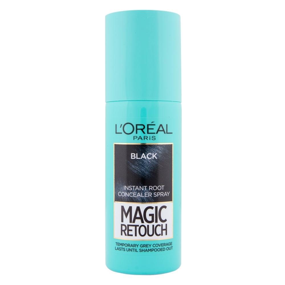 L\'Oréal  MAGIC RETOUCH Спрей за прикриване на бели корени 1 BLACK