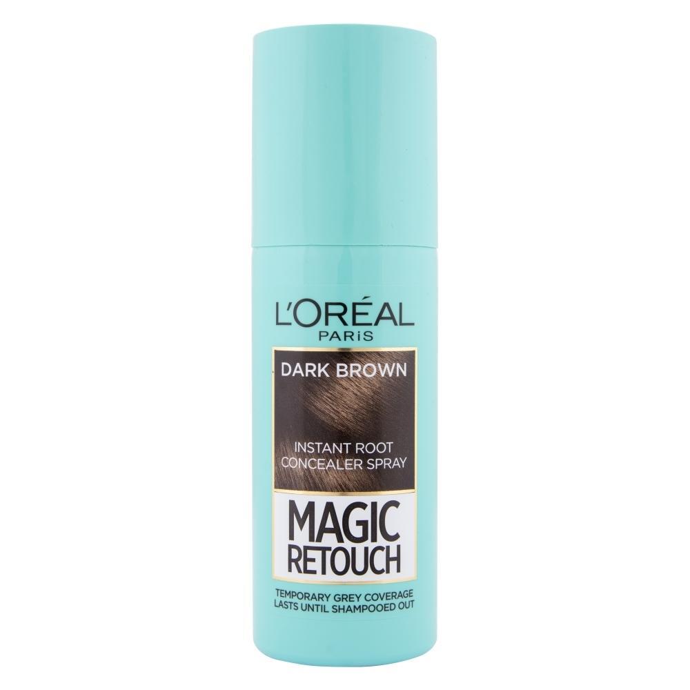 L\'Oréal  MAGIC RETOUCH Спрей за прикриване на бели корени 2 DARK BROWN