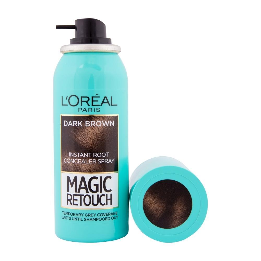 L\'Oréal  MAGIC RETOUCH Спрей за прикриване на бели корени 2 DARK BROWN