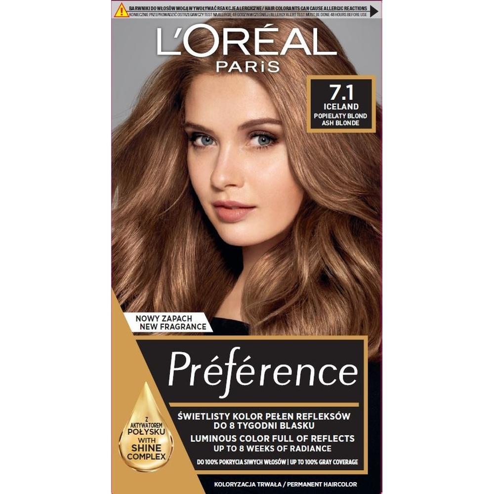 L\'Oréal  PREFERENCE 7.1 Ash Blonde