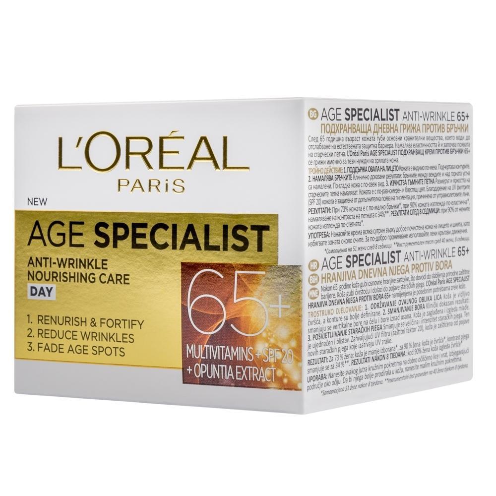 L\'Oréal  DERMO AGE EXPERT 65+ Дневен крем 50мл