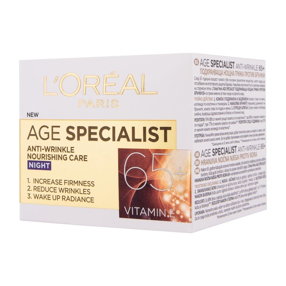 L\'Oréal  DERMO AGE EXPERT 65+ Нощен крем 50мл