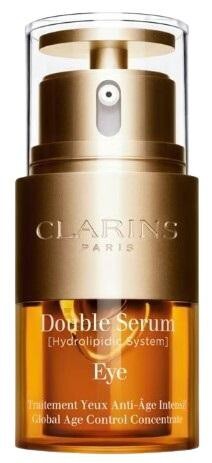 Clarins Double Serum Eye Age control Concentrate Интензивен околоочен серум против бръчки без опаковка Clarins Double Serum Eye Age control Concentrate Интензивен околоочен серум против бръчки без опаковка