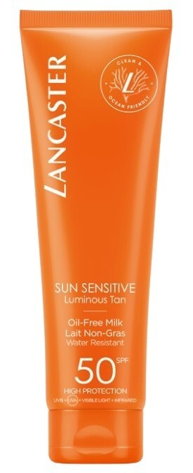 Lancaster Sun Sensitive Oil Free Body Milk SPF50 Мляко за тяло без опаковка