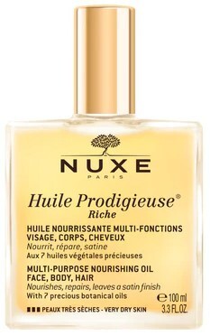 NUXE Huile Prodigieuse Riche Multi Purpose Nourishing Oil Масло за суха кожа