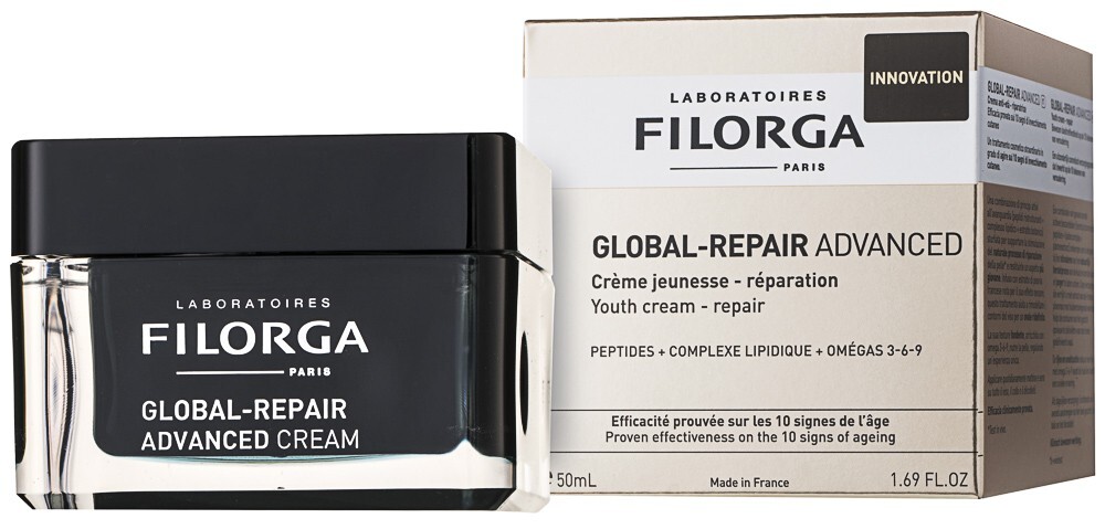 Filorga Global Repair Advanced Дълбоко възстановяващ подмладяващ крем за лице