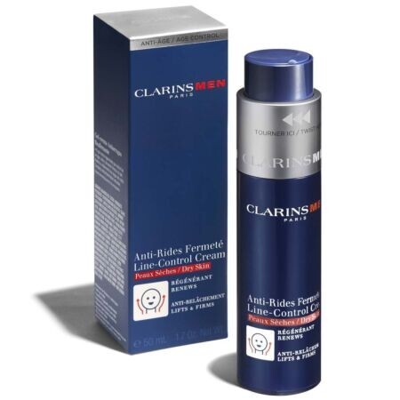 Clarins Men Line Control Cream Dry Skin Дневен крем