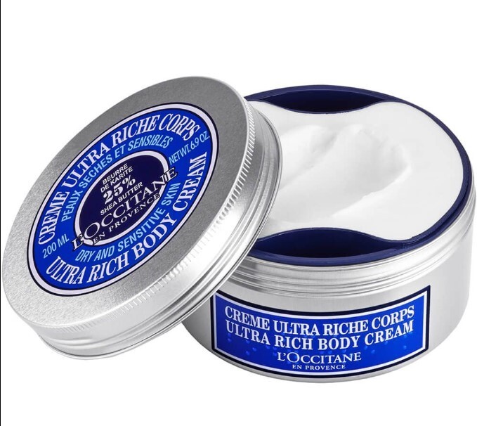 L' Occitane Ultra Rich Body Cream Силно подхранващ крем за тяло с масло от ший без опаковка