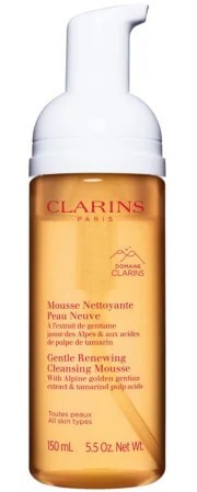 Clarins Gentle Renewing Cleansing Mousse Почистваща нежна пяна за всеки тип кожа