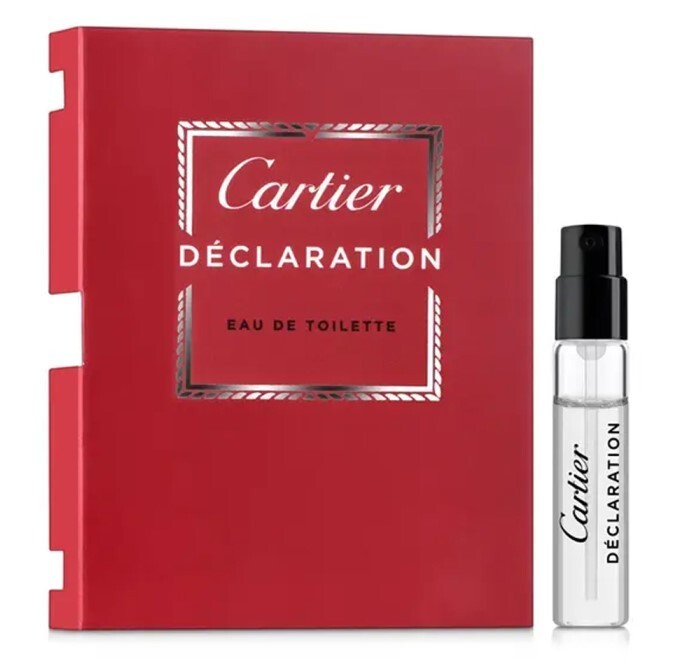 Cartier Declaration Sample