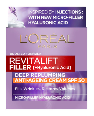 L'Oreal Paris Dermo Revitalift Filler SPF50 Дневен крем за лице