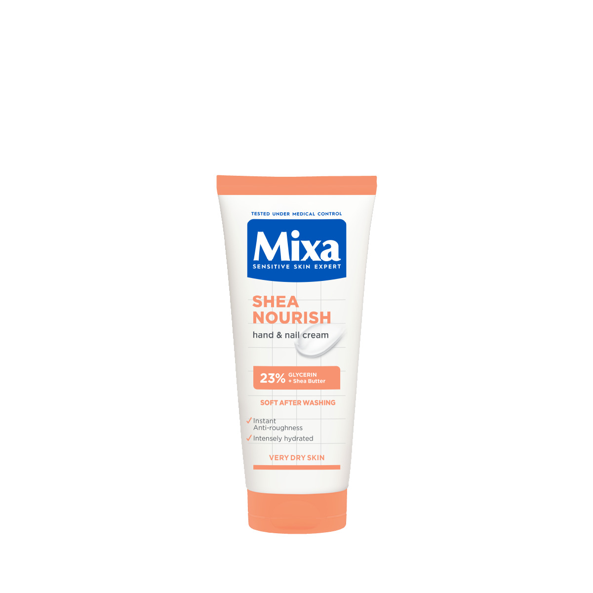 Mixa Shea Nourish подхранващ крем за ръце и нокти за суха и много суха кожа