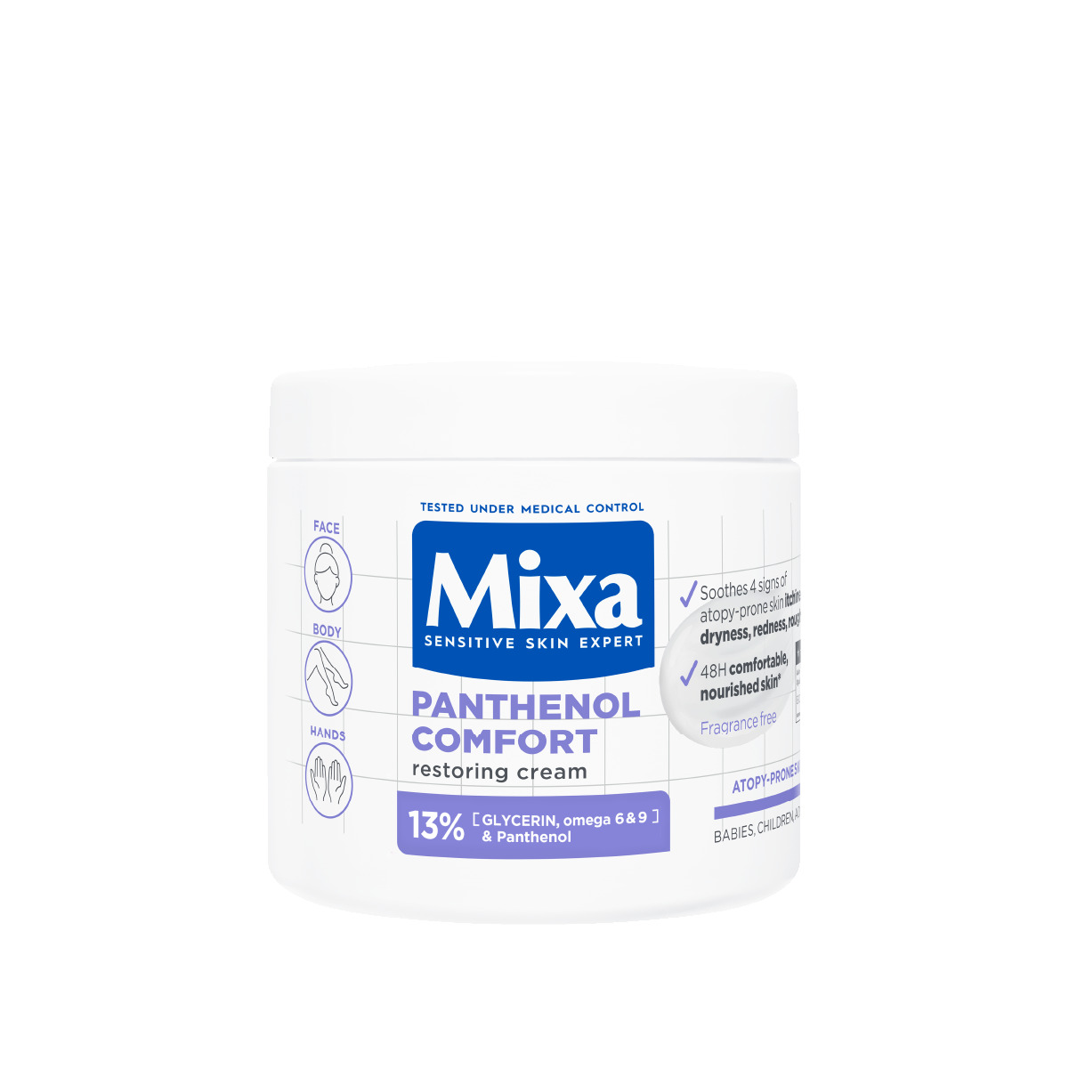 Мixa Panthenol Comfort крем за възстановяване на защитната бариера за кожа склонна към атопия