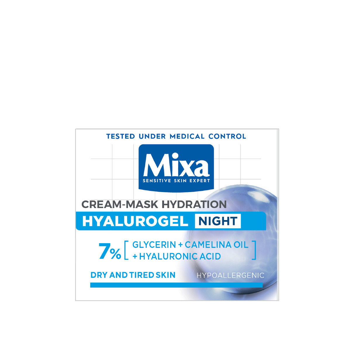 Mixa Hyalurogel нощна грижа