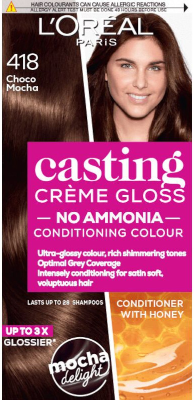 L'Oreal Paris Casting Creme Gloss 418 Choco Mocha Боя за коса