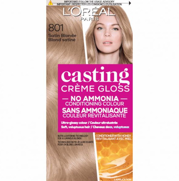 L'Oreal Paris Casting Creme Gloss 801 Satin Blonde Боя за коса