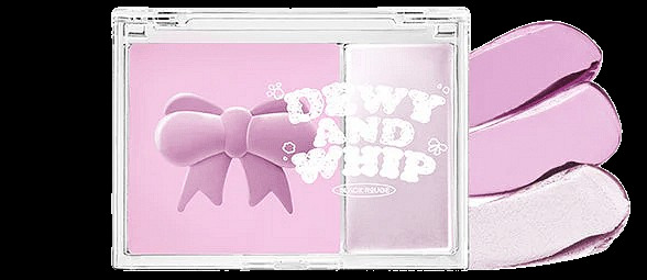 Black Rouge Dewy Whip Cheek And Beam 2 в 1 компактен руж и хайлайтър