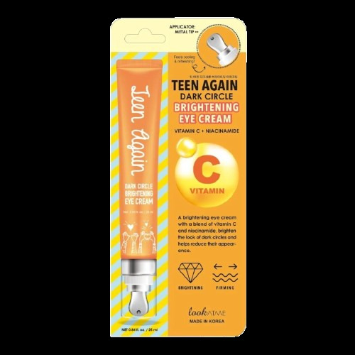 lookATME Teen Again Dark Circle Brightening Eye Cream Vitamin C + Niacinamide