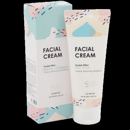 Glamfox Double Effect Facial Cream Retinol + Collagen Kрем за лице с ретинол и колаген