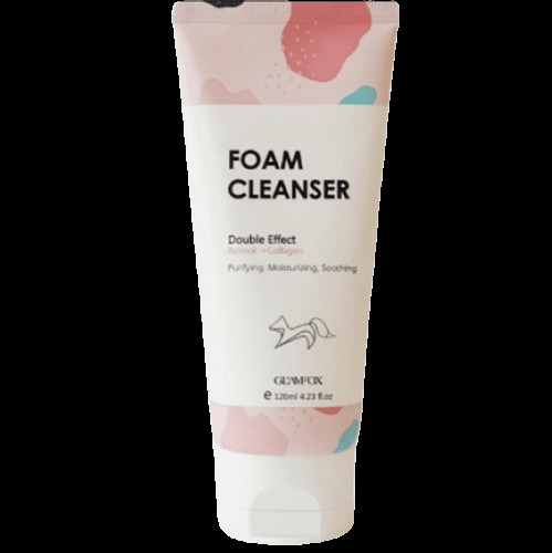 Glamfox Double Effect Foam Cleanser Retinol + Collagen Почистваща пяна за лице