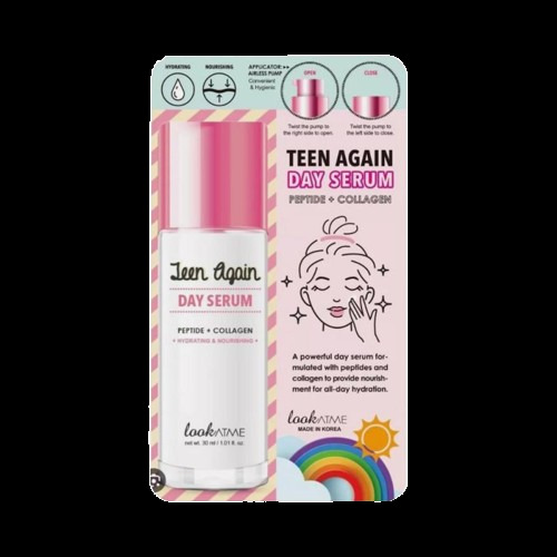 lookATME Teen Again Day Serum Peptide + Collagen Дневен серум за лице
