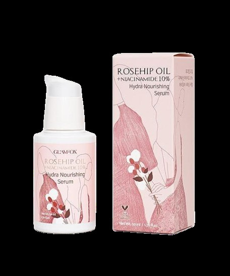 Glamfox Rosehip Oil & 10% Niacinamide Serum Серум за лице