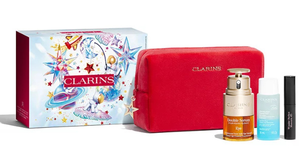 Clarins Double Serum Eye Козметичен комплект за жени