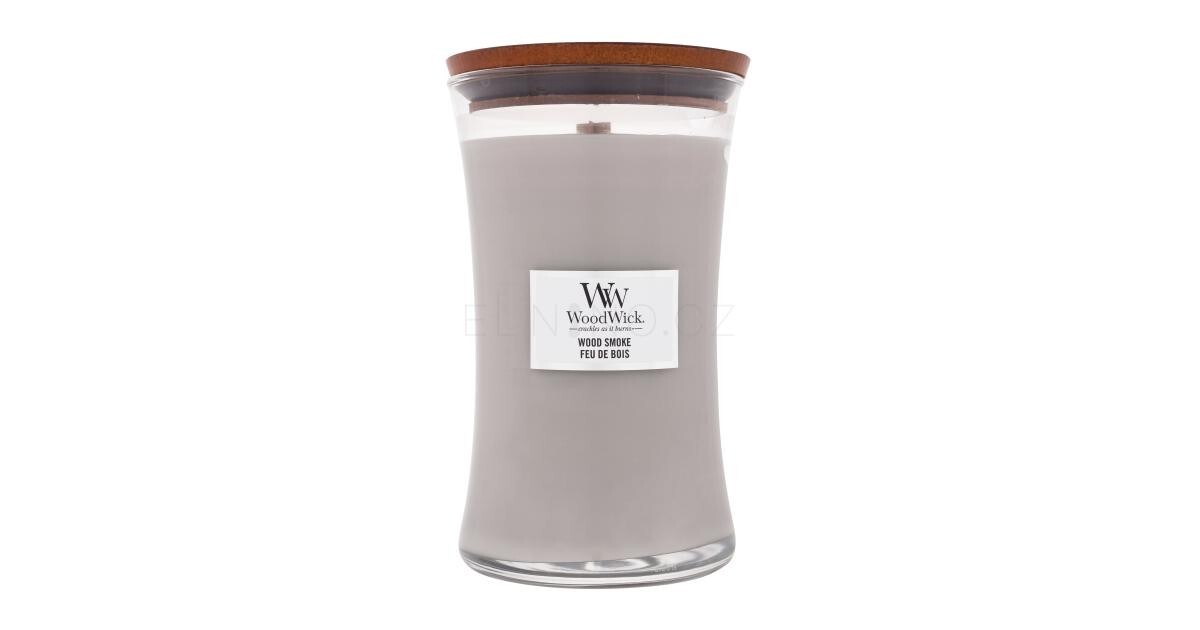 WoodWick Wood Smoke Ароматна свещ с дървен фитил