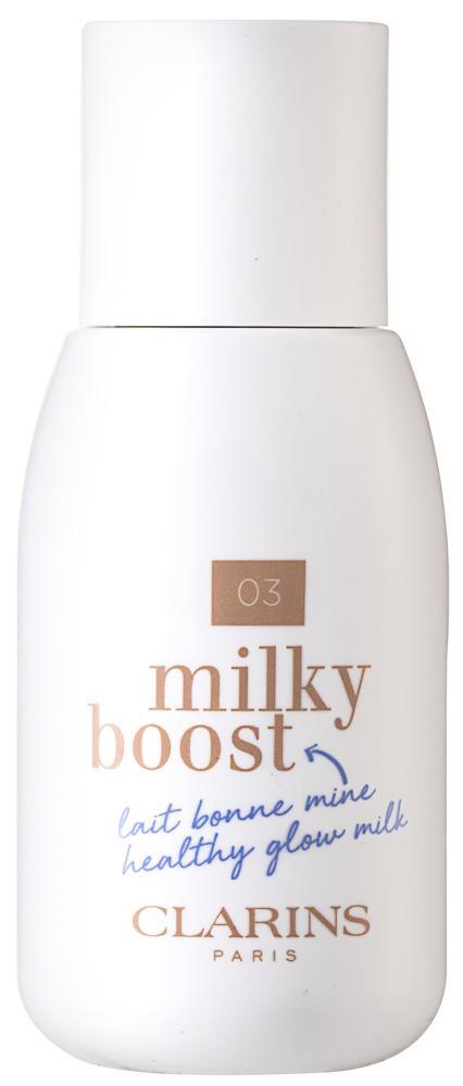 Clarins Milky Boost 03 Milky Cashew Тониращ лосион за изравняване цвета на кожата без опаковка Clarins Milky Boost 03 Milky Cashew Тониращ лосион за изравняване цвета на кожата без опаковка