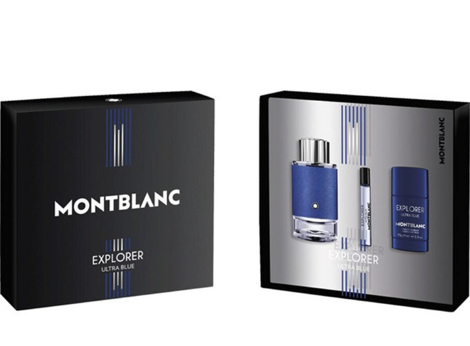 Mont Blanc Explorer Ultra Blue Подаръчен комплект за мъже