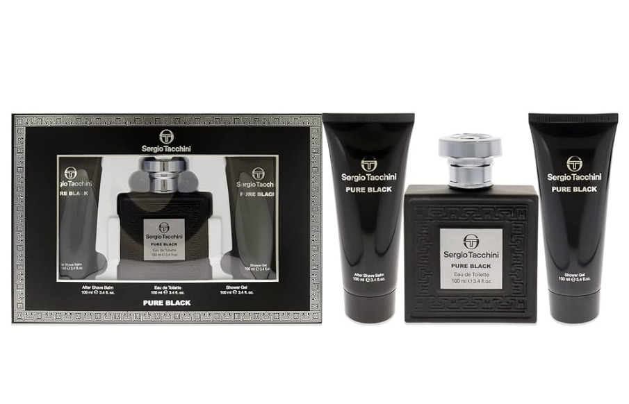 Sergio Tacchini Pure Black Подаръчен комплект за мъже