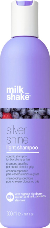 Milk Shake Silver Shine Light Shampoo Шампоан за руса коса, неутрализиращ цветните оттенъци
