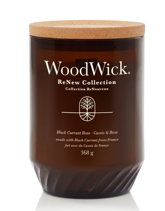 WoodWick Renew Black Currant & Rose Ароматна свещ